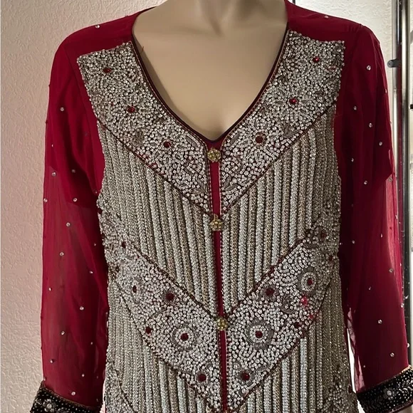Dresses | Brand New Heavy Embroidered Embellished Work Eastern Wear | Poshmark Dresses | Brand New Heavy Embroidered Embellished Work Eastern Wear | Poshmark